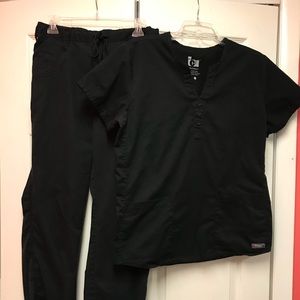 Scrub Set- Black Color
